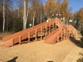 Зимняя горка SWAN-4 (Два спуска длиной 9,4 и 4,7 м)