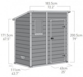 Сарай Манор Пент 6x4 (Manor Pent 6X4)